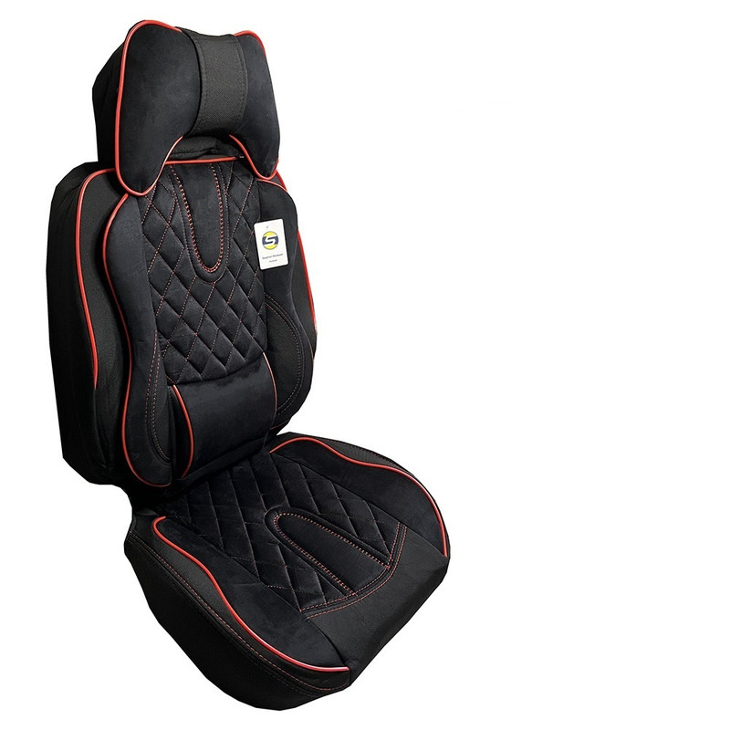 ست کامل روکش صندلی خودرو سپاهان روکش مدل Aoudi-6000 مناسب برای کوییک و تیبا 2