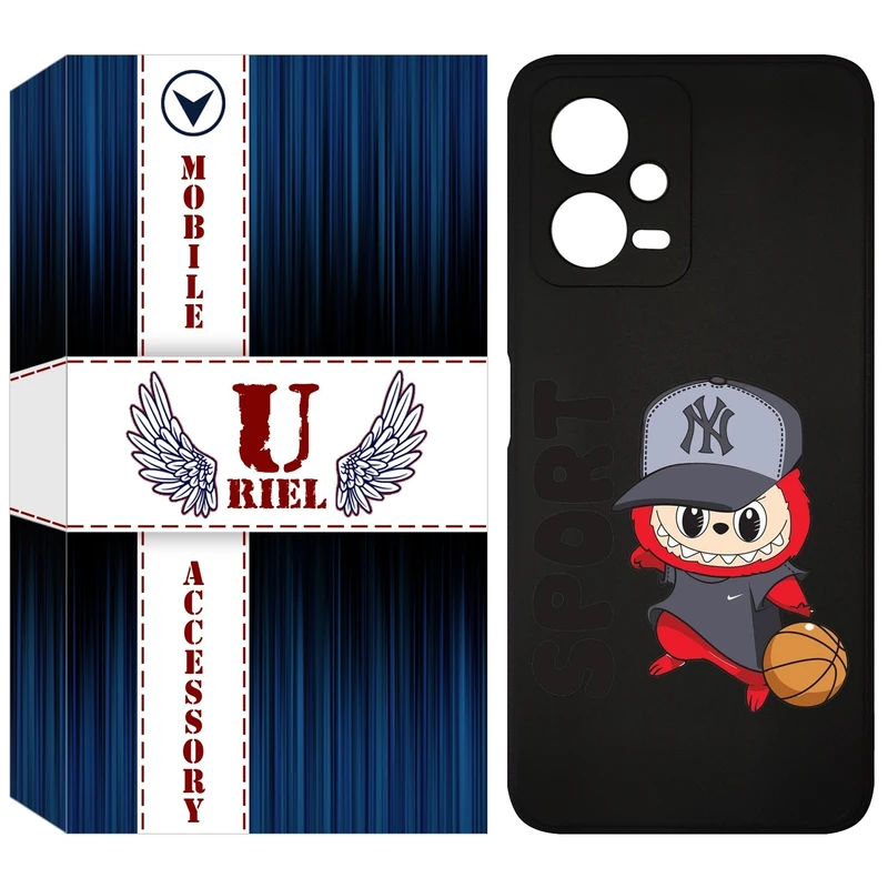 کاور یوریل قاب مدل KSH کد 148 طرح عروسک لبوبو مناسب برای گوشی موبایل شیائومی Poco X5 / Redmi Note 12 5G