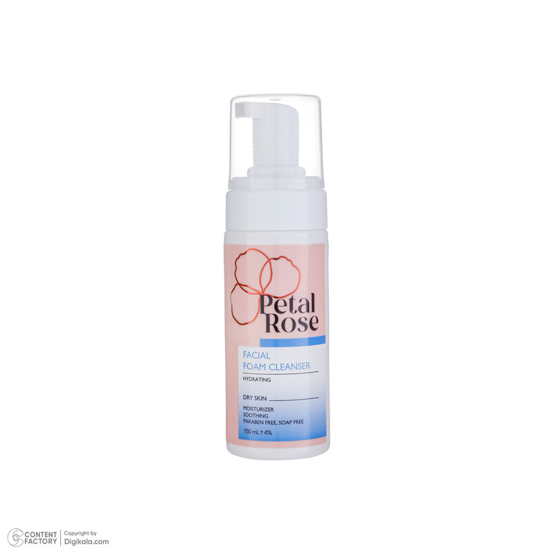 فوم شستشوی صورت پتال رز مدل Hydrating حجم 150 میلی لیتر فوم شستشوی صورت پتال رز مدل Hydrating حجم 150 میلی لیتر