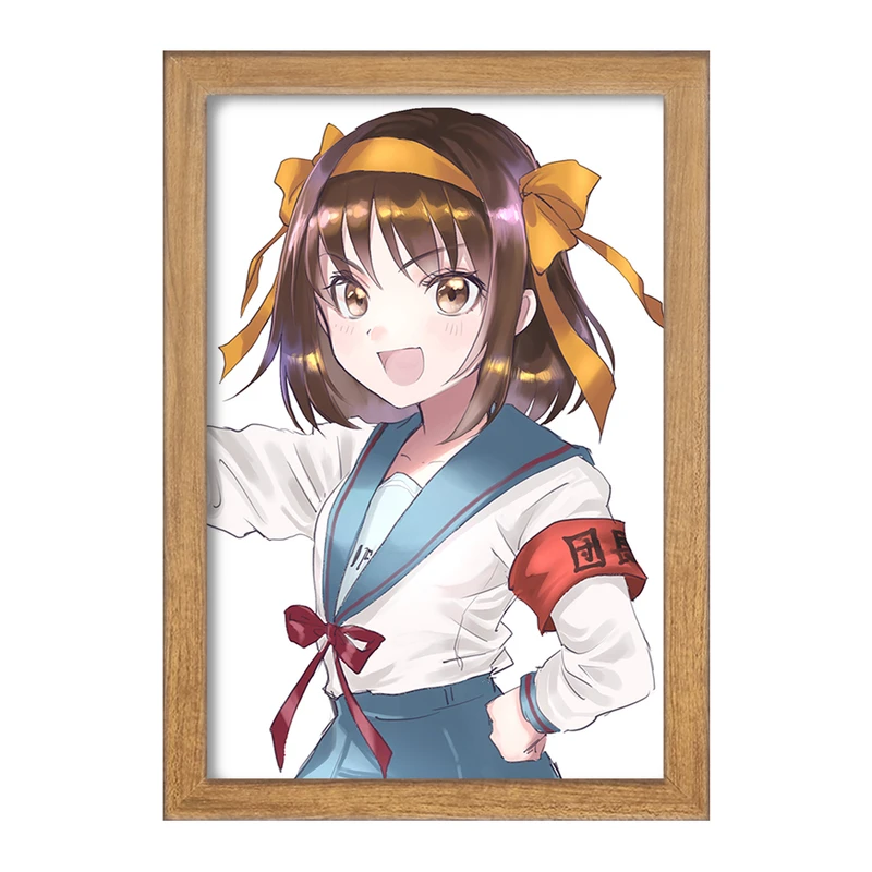 تابلو خندالو مدل هاروهی انیمه ناپدید شدن هارومی سوزومیا The Disappearance of Haruhi Suzumiya  کد 23120