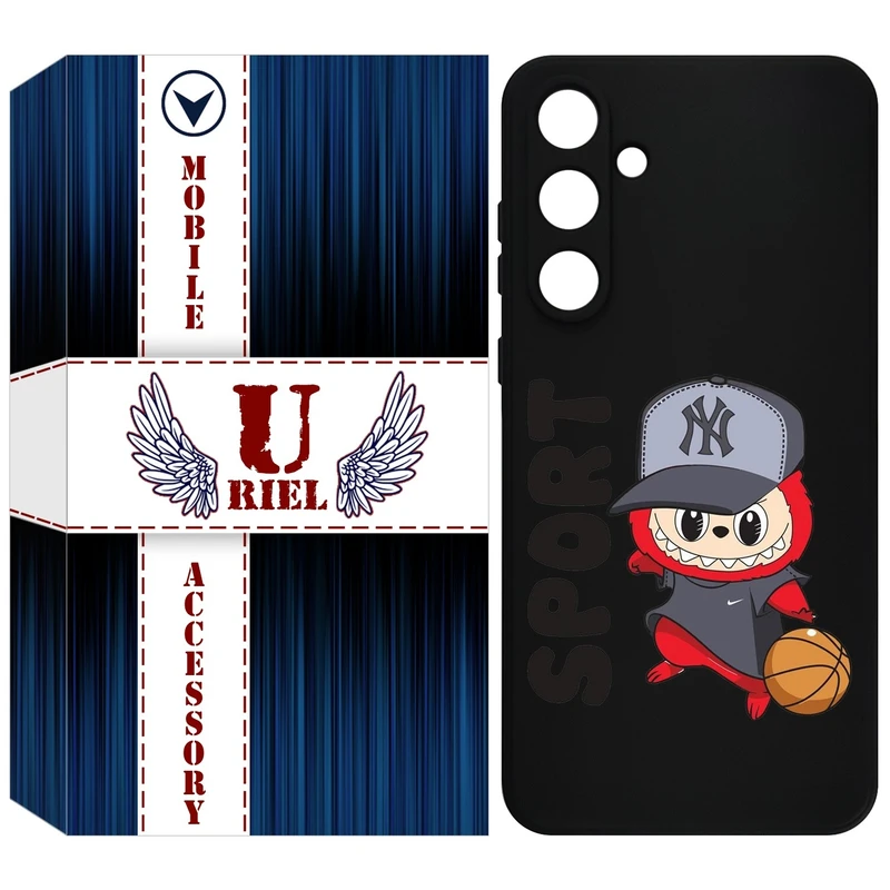 کاور یوریل مدل KSH کد 148 طرح عروسک لبوبو مناسب برای گوشی موبایل سامسونگ Galaxy A35