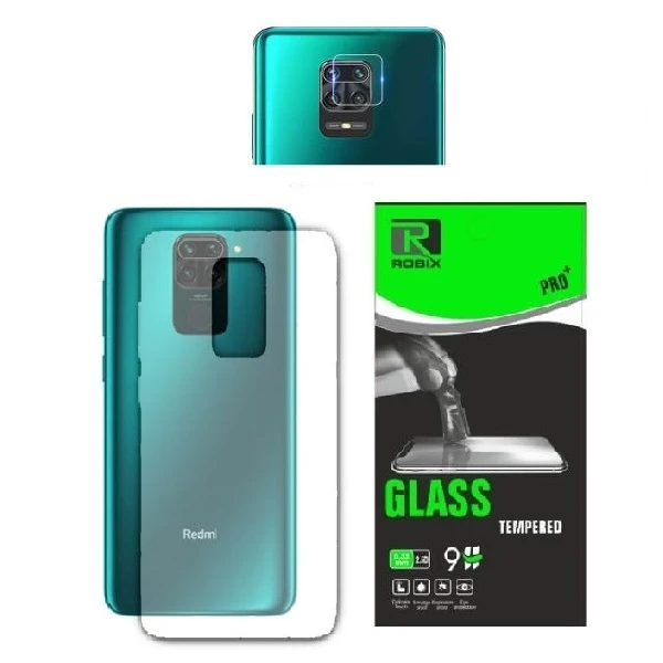 محافظ پشت گوشی روبیکس مدل SA-Note9 مناسب برای گوشی موبایل شیائومی Redmi Note 9 به همراه محافظ لنز دوربین