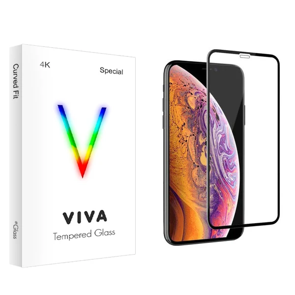 محافظ صفحه نمایش ویوا مدل 4K مناسب برای گوشی موبایل اپل Iphone XS MAX