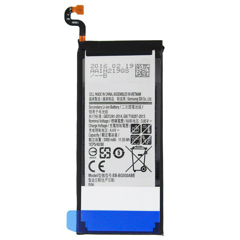 باتری گوشی مدل EB-BG930ABE ظرفیت 3000میلی آمپر ساعت مناسب برای گوشی موبایل سامسونگ Galaxy S7