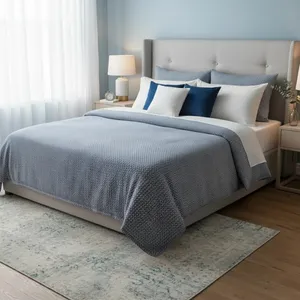 روتختی یک نفره مادام کوکو مدل Eloi Lacivert سایز 200x150 سانتی‌متر