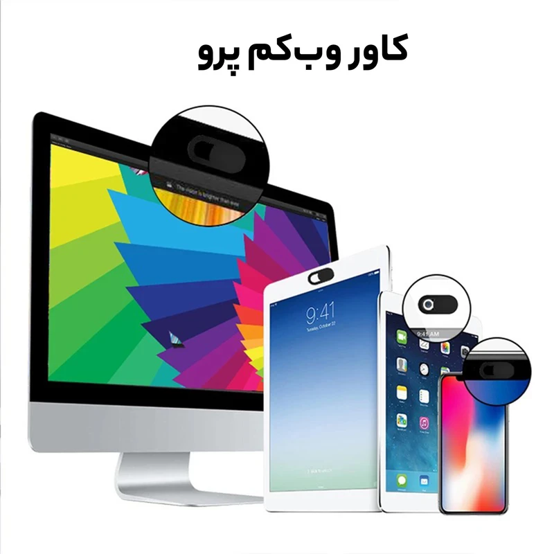 عکس شماره 8 : کاور لنز دوربین لپ تاپ رینیکا مدل ll03 بسته 3 عددی