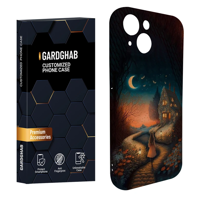 کاور گاردقاب مدل دخترانه مناسب برای گوشی موبایل اپل iPhone15 plus