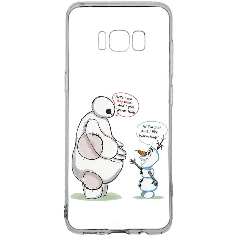 کاور طرح Olaf & Baymax مناسب برای گوشی موبایل سامسونگ Galaxy S8