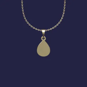 گردنبند طلا 18 عیار زنانه مدوپد مدل هندسی کد Y2-1-1037