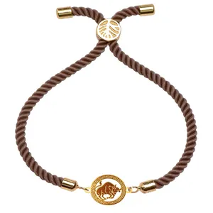 دستبند طلا 18 عیار زنانه الن نار مدل ارديبهشت ماه 101650