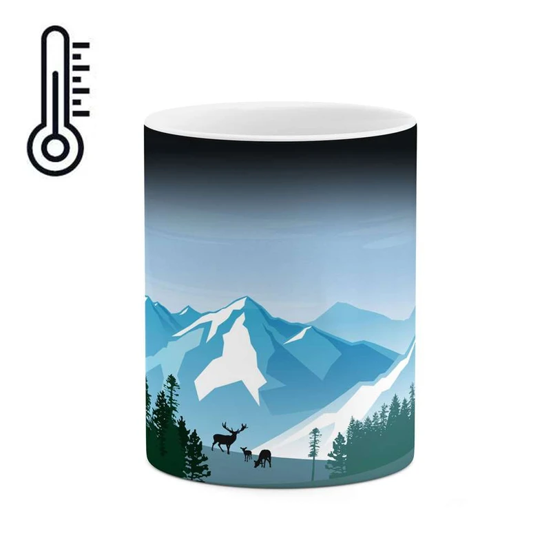 ماگ حرارتی کاکتی مدل نقاشی کد mgh13966