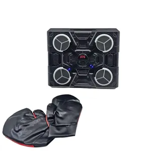 اسباب بازی ناب سل مدل بوکس هوشمند شارژی اسپیکردار ،تایمردار همراه با دستکش MUSIC BOXING BOARD