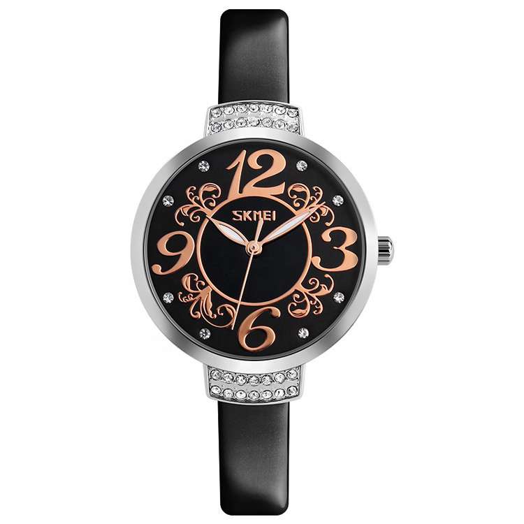 ساعت مچی عقربه ای زنانه اسکمی مدل 9160bk ساعت مچی عقربه ای زنانه اسکمی مدل 9160bk