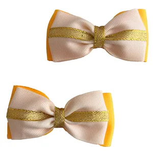 گیره مو دخترانه مدل پاپیونی بسته 2 عددی