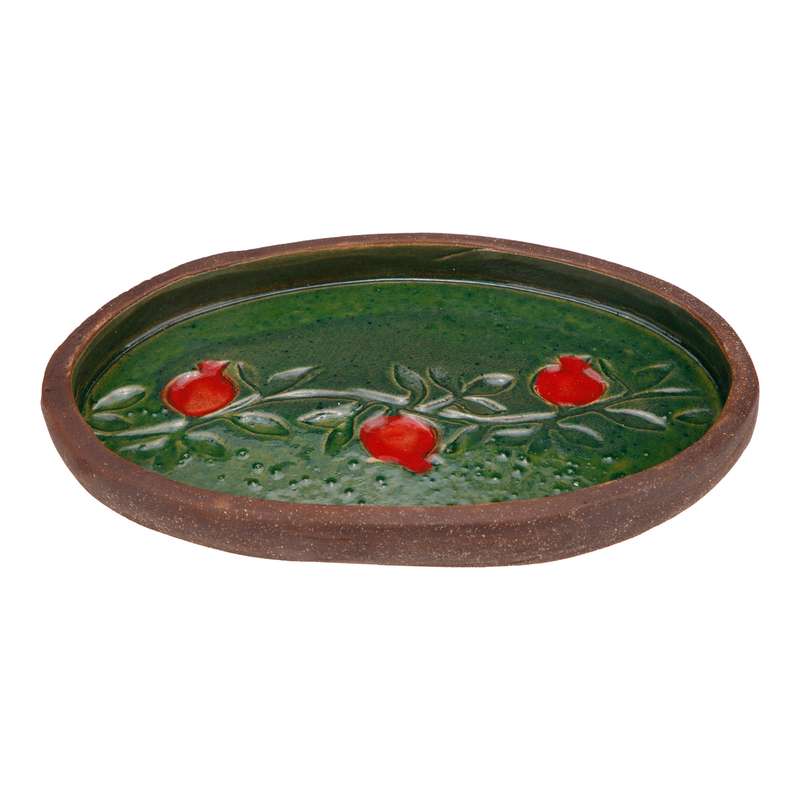 ظرف سرو سفالی مدل Flower