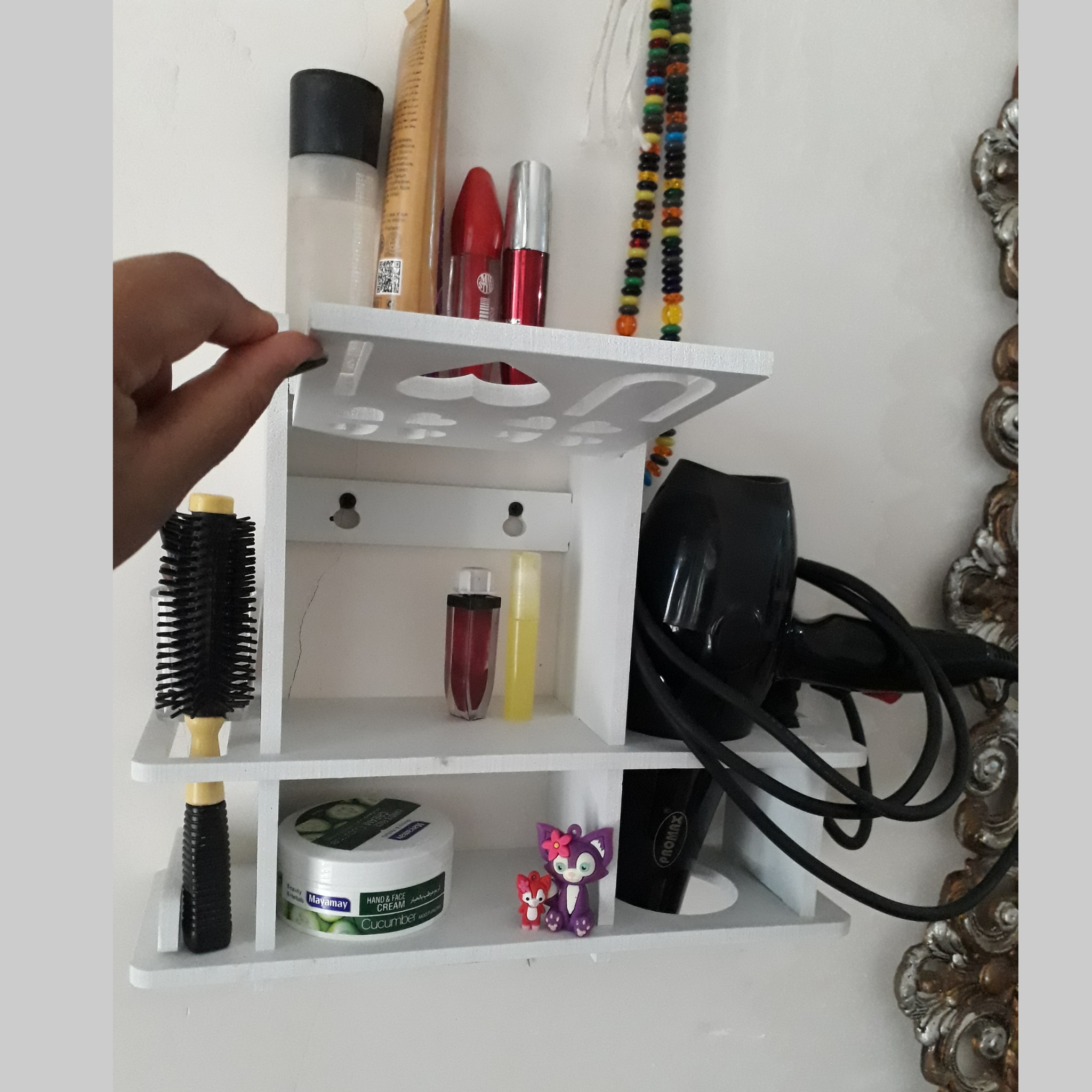 شلف دیواری خونه خاص مدل جاسشوار طرح باکس دار
