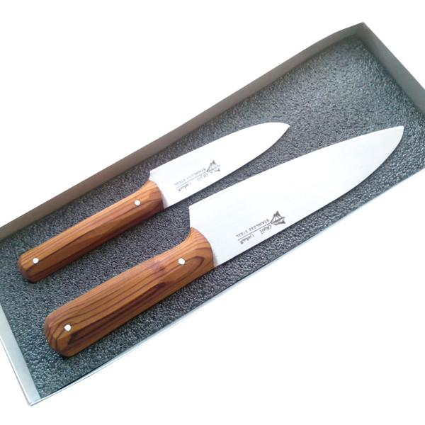 ست 2 پارچه چاقو آشپزخانه الماس زنجان مدل 01