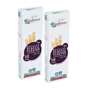 چسب زخم پنبه ریز مدل Regular Plastic مجموعه 2 عددی