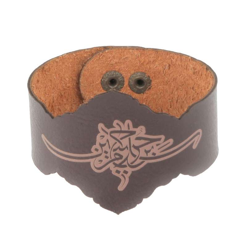 دستبند مدل چرم طرح سلام بر حسین علیه السلام کد 40001729