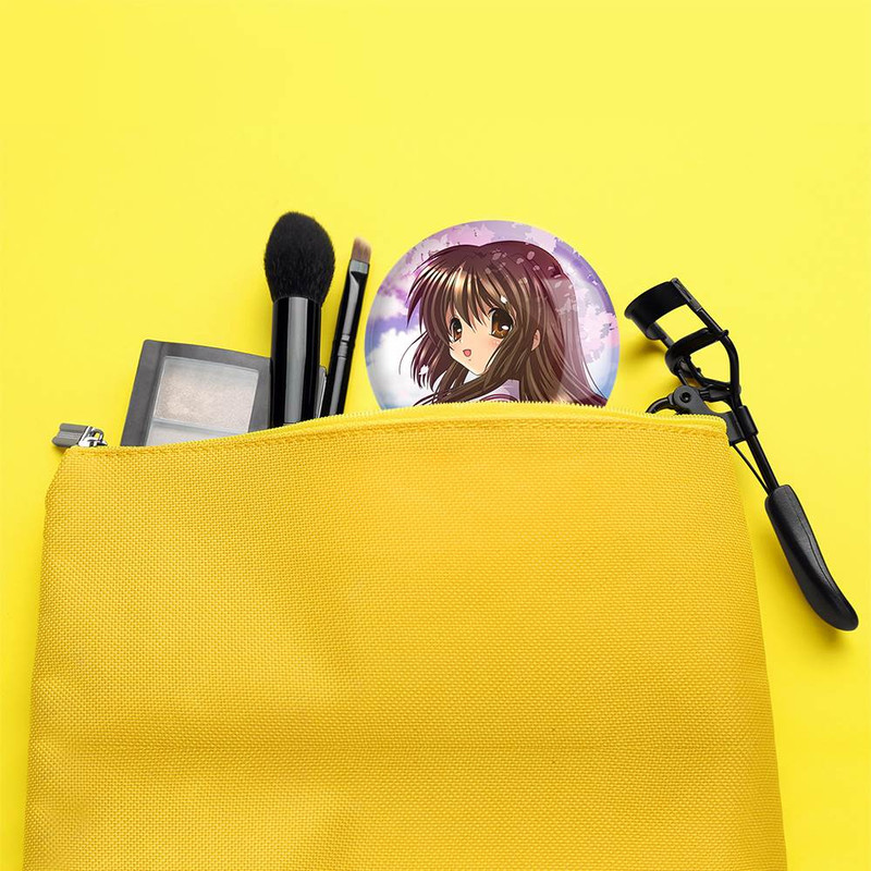 آینه جیبی خندالو مدل فوکو انیمه کلند Clenned  کد 22411