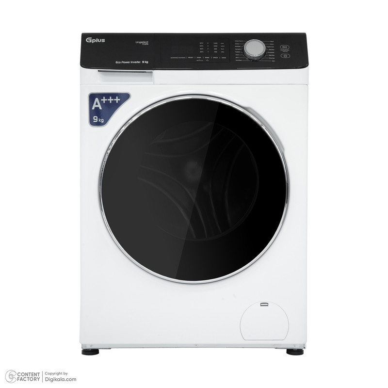 ماشین لباسشویی جی پلاس مدل GWM-M9540W ظرفیت 9 کیلوگرم