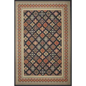 گلیم ماشینی اسپادانا سرمه ای کد 5024