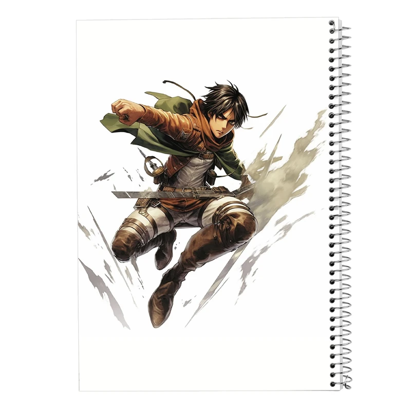 دفتر ژورنال نویسی 50 برگ مدوپد مدل نقطه ای طرح Attack on Titan کد DF10410
