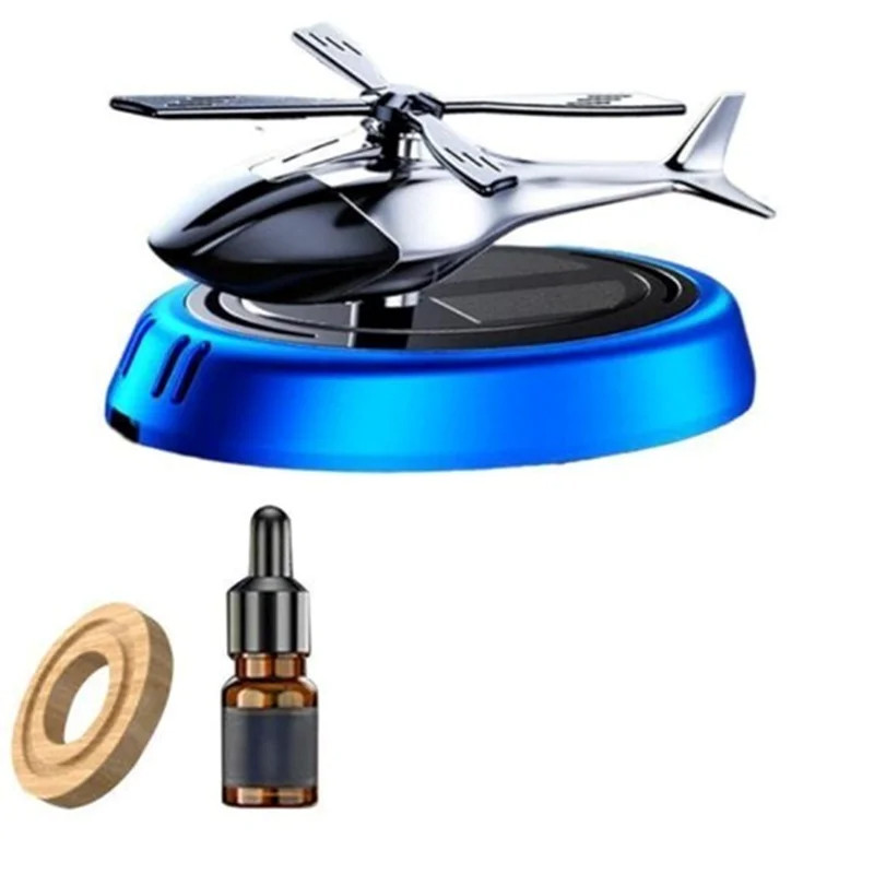 خوشبوکننده خودرو خورشیدی مدل هلیکوپتر کد KTP030_BLUE