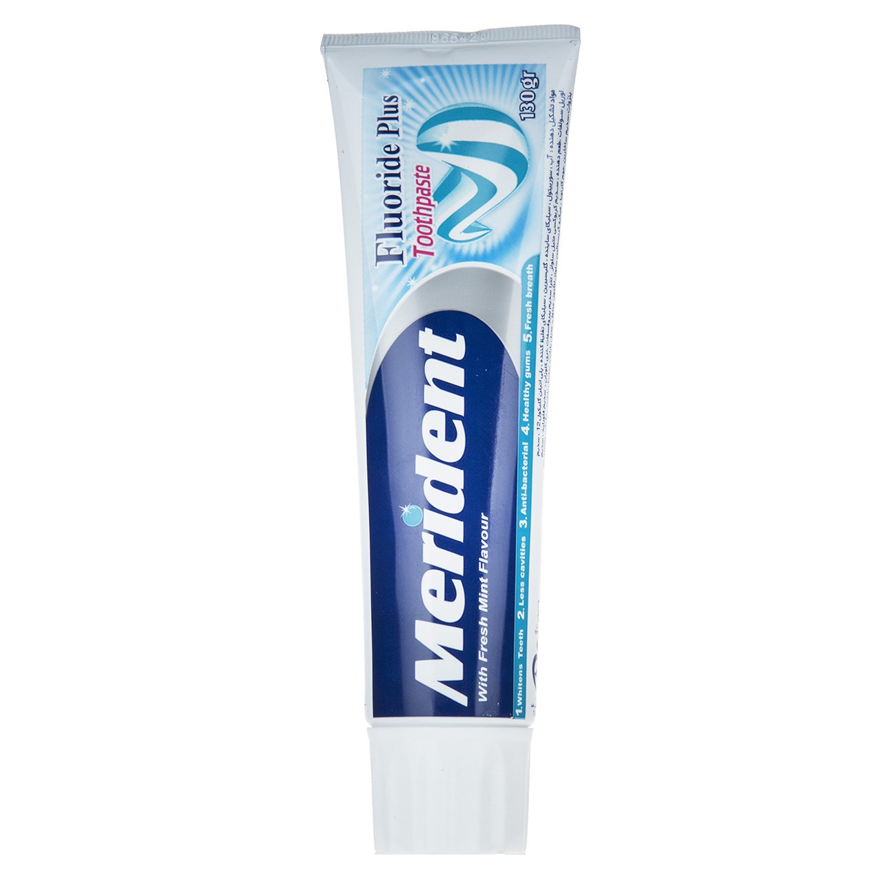 خمیر دندان سفید کننده مریدنت سری Fluoride Plus مدل Mint مقدار 130گرم