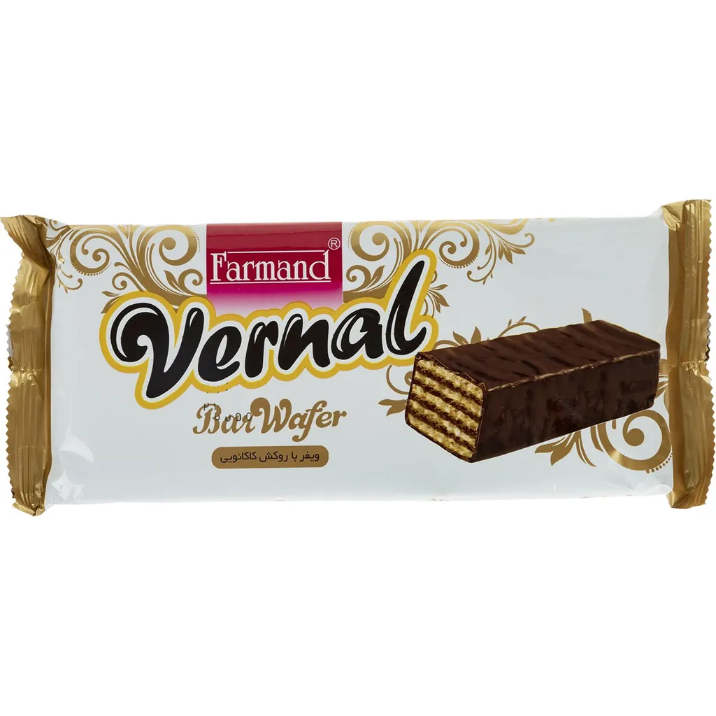 ویفر با روکش کاکائویی فرمند - 20 گرم بسته 6 عددی