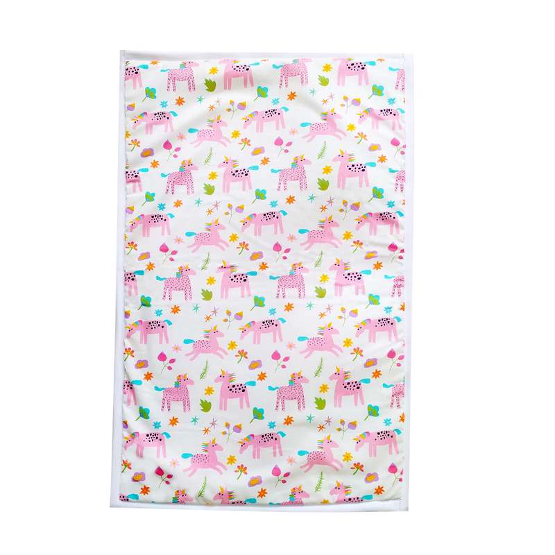 تشک تعویض کودک مدل یونیکورن و گل