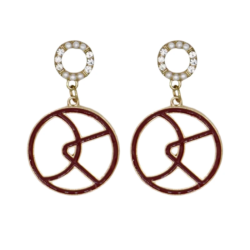 گوشواره زنانه مدل مروارید نگین