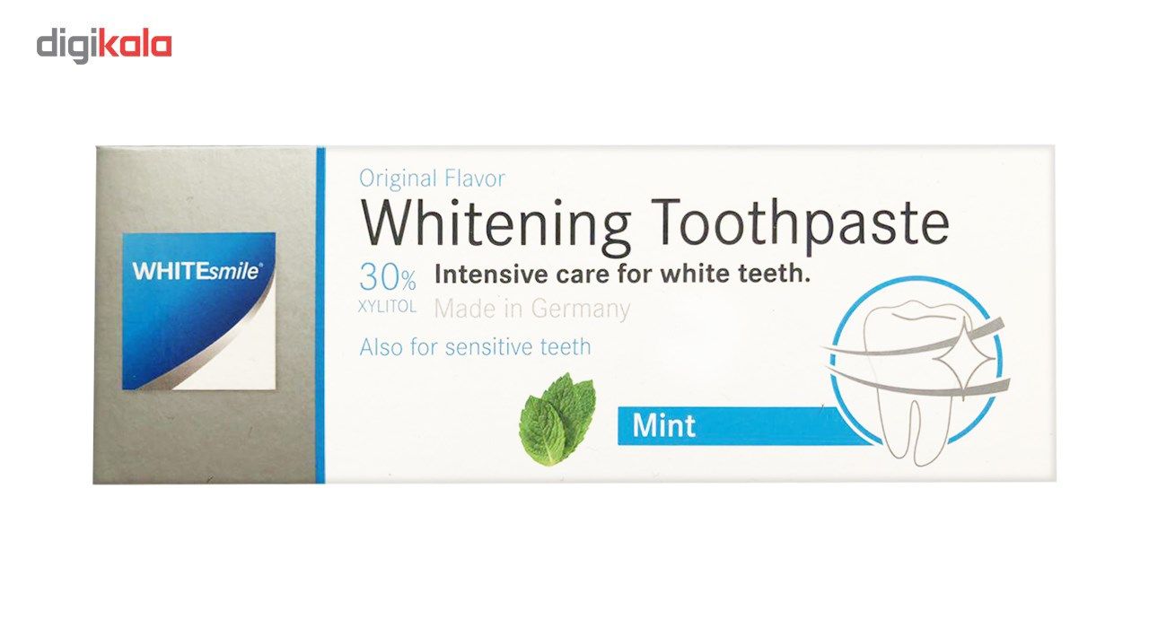 خمیر دندان سفید کننده وایت اسمایل مدل Whitening حجم 75میلی لیتر -  - 3