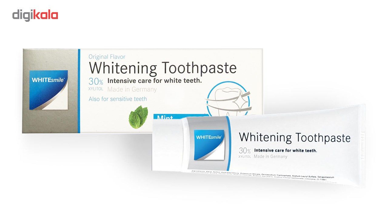 خمیر دندان سفید کننده وایت اسمایل مدل Whitening حجم 75میلی لیتر -  - 2