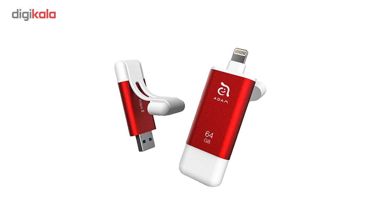 فلش مموری آدام المنتس مدل Klips II ظرفیت 64 گیگابایت