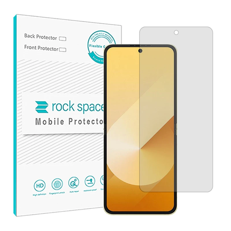 محافظ صفحه نمایش شفاف راک اسپیس مدل HyGEL مناسب برای گوشی موبایل سامسونگ Galaxy Z Flip6