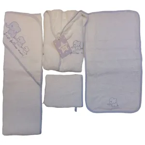 ست حوله نوزادی 4 تکه کاراجا هوم مدل Family سایز 2 سال