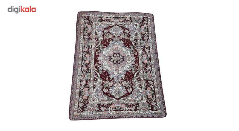 روفرشی کارافرین یزد مخمل زرکدار مدل زرشکی