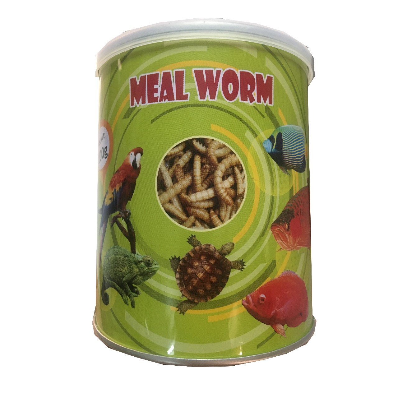 غذای ماهی آکوا مدل Meal Worm وزن 100 گرم