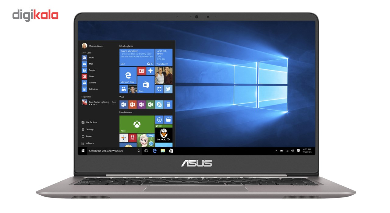 لپ تاپ 14 اینچی ایسوس مدل ZenBook UX410UQ-D لپ تاپ 14 اینچی ایسوس مدل ZenBook UX410UQ-D
