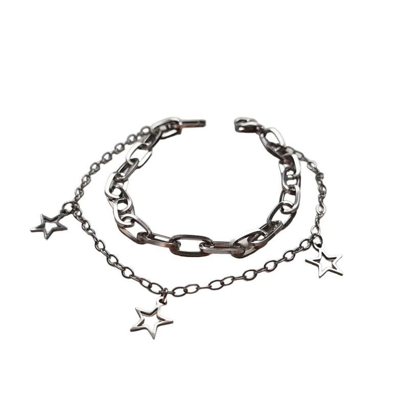 دستبند زنانه مدل آویز ستاره دستبند زنانه مدل آویز ستاره