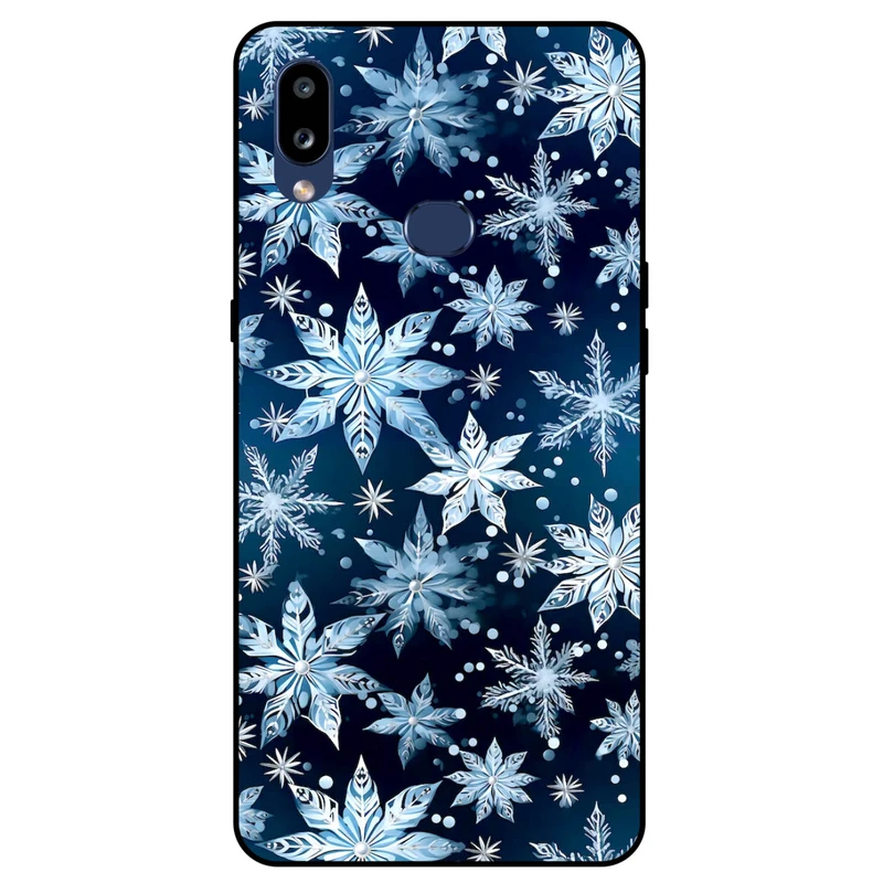 کاور مگافون طرح برف مدل 2824 مناسب برای گوشی موبایل سامسونگ Galaxy A10 S   