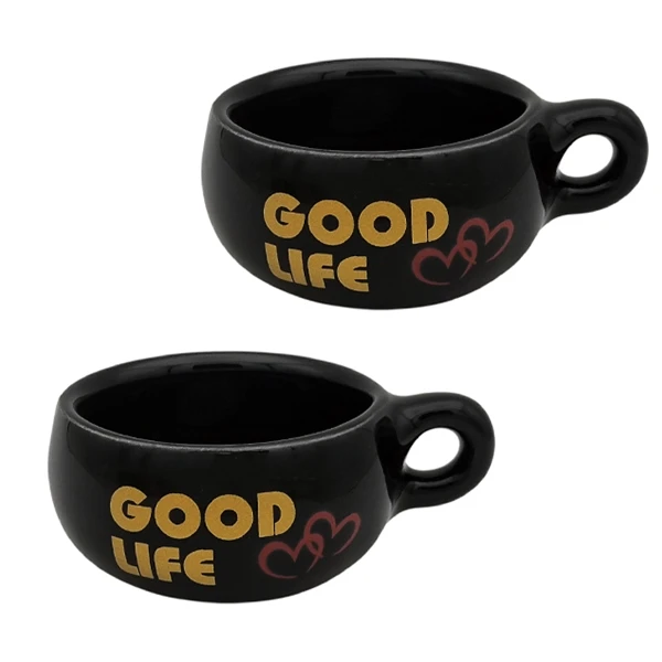 فنجان مدل خمره ای کد 12523xgoodlife مجموعه 2 عددی