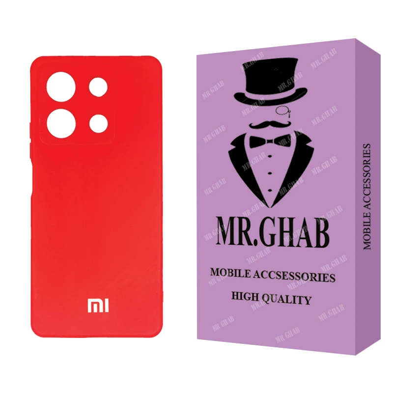 کاور مستر قاب مدل سیلیکونی مناسب برای گوشی موبایل شیائومی Redmi Note 13 Pro 4G