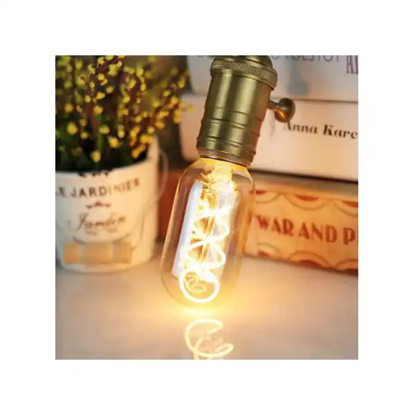 لامپ ادیسونی 5 وات لامپ نور مدل T45 SMALL پایه E27 بسته 2 عددی