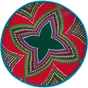 سینی حصیربافی کد TK01