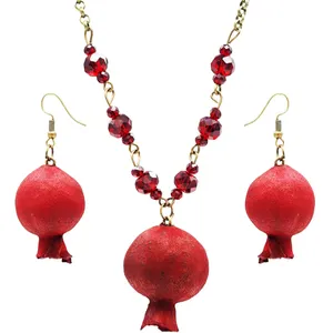 نیم ست شهر شیک مدل S634 انار طبیعی