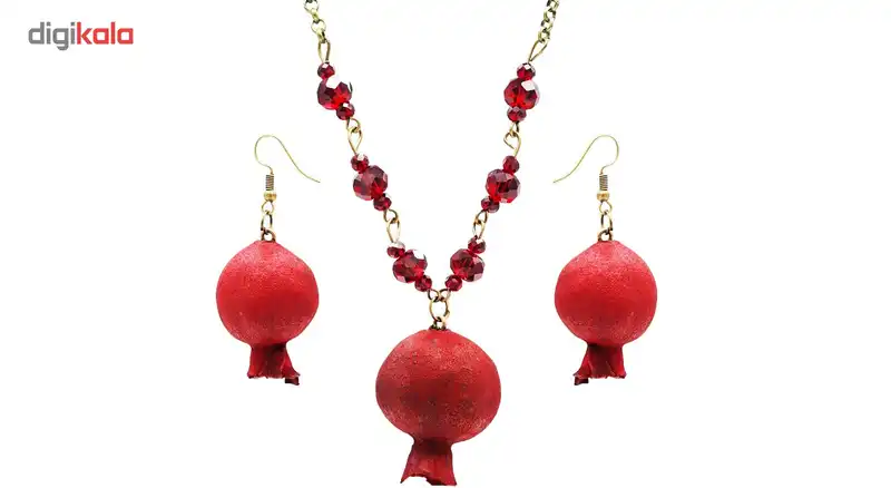 نیم ست شهر شیک مدل S634 انار طبیعی