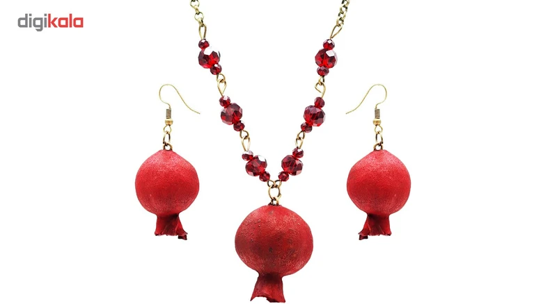 عکس شماره 2 : نیم ست شهر شیک مدل s634 انار طبیعی