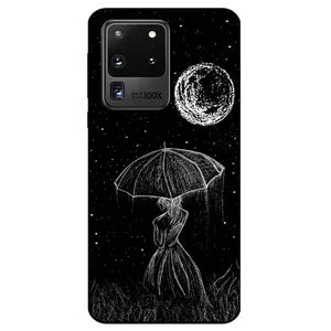 Megafone Girl and Moon 1369 Cover For Samsung Galaxy S20 Ultra